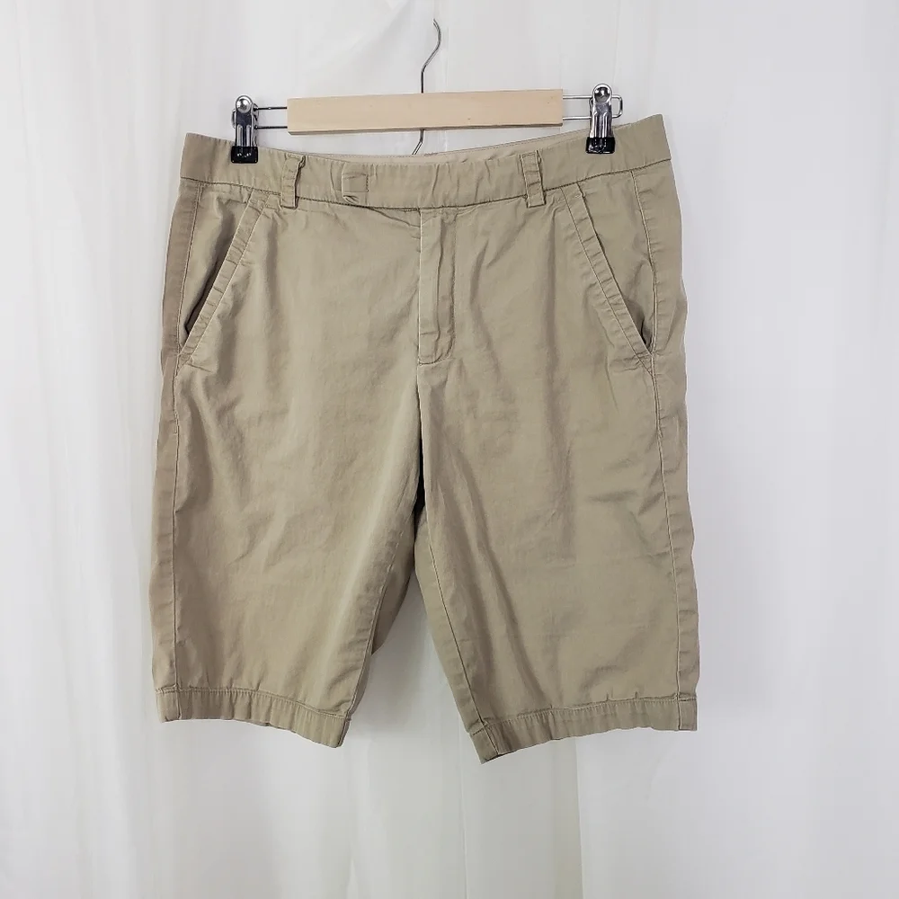 Vince khaki bermuda shorts size 4 cotton - Picture 1 of 5